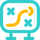 Business strategy icon